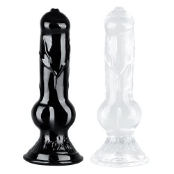 wolf dog jelly dildo plug