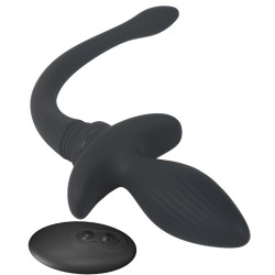 swing and vibrating butt plug with dog tail