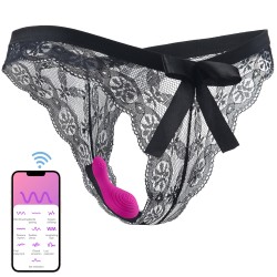 app smart strap on with lace panties