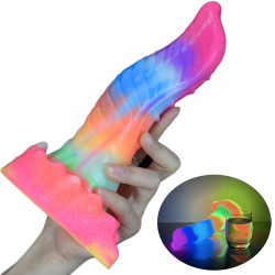 luminous silicone dildo 18