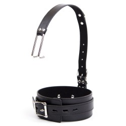 bondage collar with nose hook